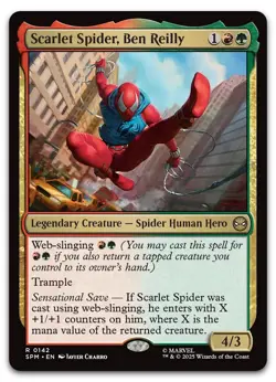 Scarlet Spider, Ben Reilly #142 (NM) Spider-Man SPM Magic MTG - Image 1