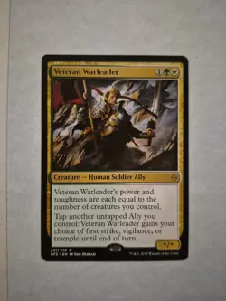 Veteran Warleader 221/274 MTG NM Battle for Zendikar (C) - Image 1