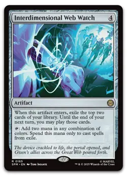 Interdimensional Web Watch #165 (NM) Spider-Man SPM Magic MTG - Image 1