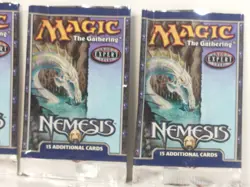4 MTG NEMESIS Expert Level Empty Wrapper NO CARDS Magic the Gathering 2000 - Image 3