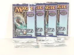 MTG NEMESIS Expert Level Empty Wrappers NO CARDS Magic the Gathering 2000 - Image 1