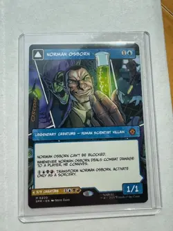 Norman Osborn / Green Goblin - 220 -MTG: Marvel’s Spider-Man -Borderless -Mythic - Image 1