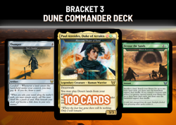 Wurm and Desert Custom Commander EDH Deck, MTG Dune Theme - Image 1