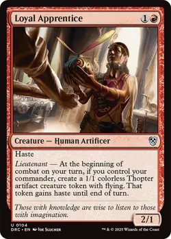 Loyal Apprentice [Aetherdrift] MTG - Image 1