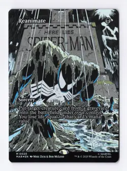 Reanimate (Borderless) (Foil) 20 (M) MTG Marvel's Spider-Man Eternal-Legal (MAR) - Image 1