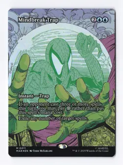 Mindbreak Trap (Borderless) (Foil) (M) MTG Marvel's Spider-Man Eternal-Legal MAR - Image 1