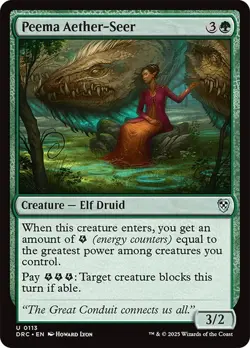 Peema Aether-Seer [Aetherdrift] MTG - Image 1