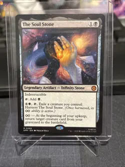 The Soul Stone Marvel's Spider-Man Regular NM MTG Magic The Gathering M 0066 - Image 1