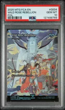 2025 MTG Final Fantasy Wild Rose Rebellion Through The Ages Foil #4 PSA 10 - Image 1