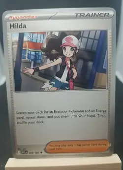 Hilda 084/086 White Flare Scarlet Violet Pokemon Trainer Playable - Image 1