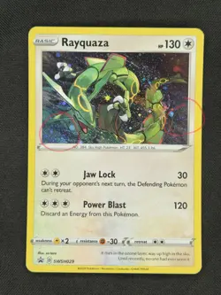 SWIRL - Pokemon - Rayquaza SWSH029 Black Star Promo - Sea & Sky - Crown Zenith - Image 1