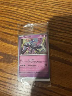 Pokemon TCG Xerneas Best Buy Exclusive Promo Mega Evolution SEALED 💎💎💎 - Image 1