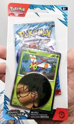 POKEMON TCG JOURNEY TOGETHER Checklane blisters ENGLISH promo Set Yama & Scraggy - Image 4