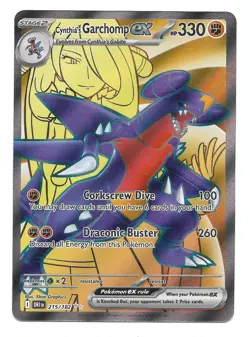 Cynthia's Garchomp ex 241/182 Sv10: Destined Rivals Holo Pokemon TCG - NM - Image 1