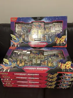 Pokemon TCG Legendary Warriors Premium Collection Sealed LOT OF 5 - ALL NEW - Image 1