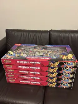 Pokemon TCG Legendary Warriors Premium Collection Sealed LOT OF 5 - ALL NEW - Image 2