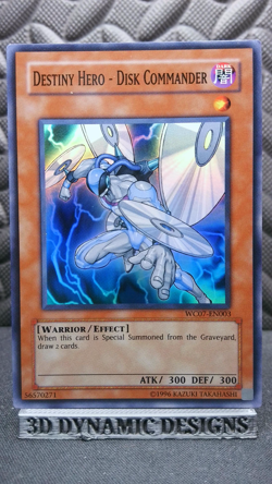 | Yugioh Destiny HERO - Disk Commander WC07-EN003 NM 🔥 | - Image 1