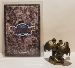 Yugioh Dungeon Dice Monsters DDM Blue Eyes Ultimate Dragon Gold JP Figure & Card - Image 2