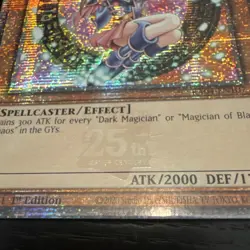 Yugioh: 1x Dark Magician Girl (3rd Art) - RA04-EN107 - Quarter Century Secret Ra - Image 3