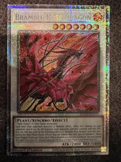 Yugioh Bramble Rose Dragon DOOD-EN039 Starlight Rare 1st Edition NM - Image 1