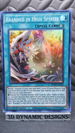 | Yugioh Branded in High Spirits BODE-EN055 1st Edition Super Rare NM 🔥 | - Image 1