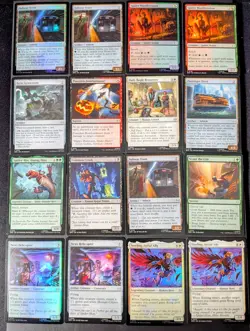 MTG Spider-Man Lot x122 Cards C/U/R/M Foils + Sealed Promo packs From Bundle - Image 4