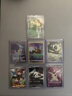 7 Card Pokemon Lot Pidgeotto 208/197 Illustration Rare Mint - Image 1