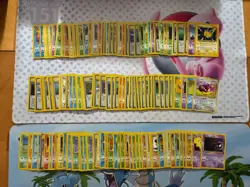 Vintage Pokemon Card Lot WOTC Sets Era Fire 140+ - Image 1
