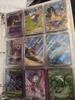 Pokemon TCG Binder Collection Binder Mixed Cards Lot of 56 - Image 1