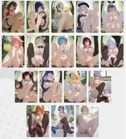 Reluctant Card Set - Waifu Goddess Trading Cards - Standard Size CCG - 8+1 Packs - Image 2