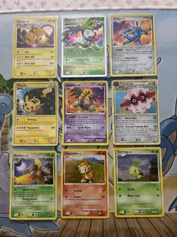 Vintage Pokemon Card Lot Holo Fire Giratina Dialga Shaymin Raichu Pikachu - Image 1