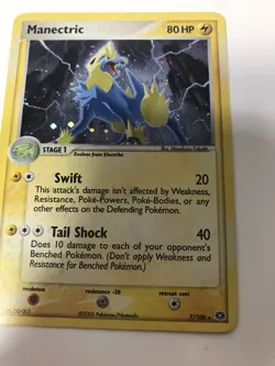 Manectric 7/106 Holo Mint - EX Emerald Pokemon Card NM - Image 3