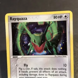 Rayquaza 3/17 - POP Series 1 - Cosmos Holo Rare - Pokemon Card - HP/Damaged - Image 3