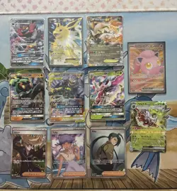 Pokemon Card Full Art Alt Art Fire Jolteon Tag Team Machamp - Image 1