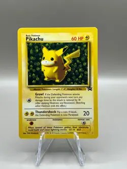 Pikachu Black Star #1 League Promo WOTC Pokemon Card - Moderately Played - Image 3