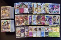 Lot of 150 Pokemon Cards V/VMAX/EX/Full Art/GX/Trainer/Holos Modern Collection - Image 1