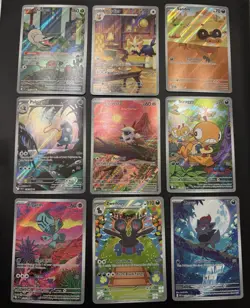 Black Bolt & White Flare Illustration Rare Lot Of 12 Cards - Image 1
