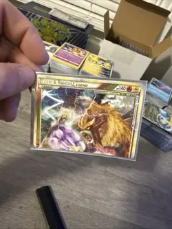 Entei & Raikou LEGEND Pokemon Card Holo Rare 140 HP - Image 3