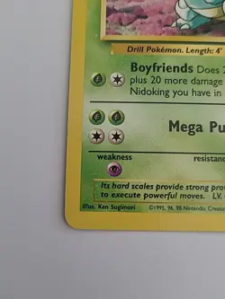 Nidoqueen 23/64 Pokemon Card Jungle Set 1999 WOTC Rare Regular Non Holo - Image 2