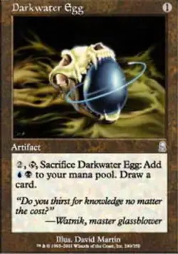 MTG magic cards 2x Darkwater Egg Odyssey Light Play, English - Image 1