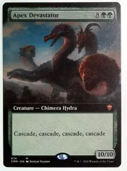 MTG Apex Devastator (Extended Art) LP Normal Commander Legends - Image 1