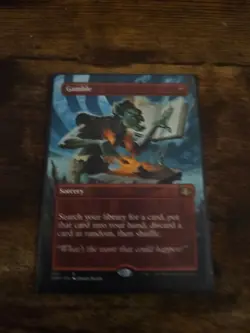 Gamble (Borderless) Dominaria Remastered Regular - Image 1
