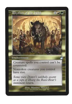 Magic The Gathering- Rhythm of the Wild (Retro Frame) (RVR) #380 Uncommon NM - Image 1