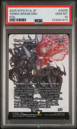 2025 MTG JPN FINAL FANTASY: THROUGH THE AGES FOIL #0005 TERRA BRANFORD PSA 10 - Image 1
