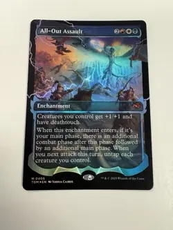 MTG Magic The Gathering Tarkir Dragonstorm All-Out Assault Ghost Foil Mythic - Image 1