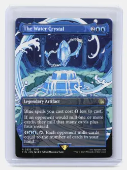 The Water Crystal (Borderless) Magic The Gathering FINAL FANTASY #333 Rare - Image 1