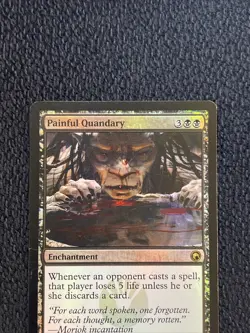 MTG Foil 1X Painful Quandary X1 Scars of Mirrodin Magic - LP - Image 3