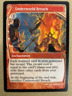 MTG 1x Underworld Breach # 200 Mystery Booster 2 Future Sight Magic the x1 NM - Image 1
