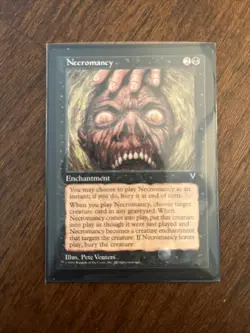 Necromancy Visions Magic: The Gathering Light Play English - Image 1