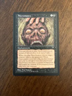 Necromancy Visions Magic: The Gathering Light Play English - Image 2